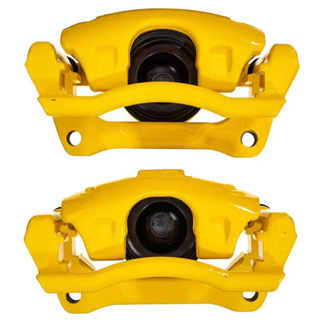 Power Stop 09-14 Volkswagen Routan Front Yellow Caliper w/Bracket (Pair) - Truck & Automotive