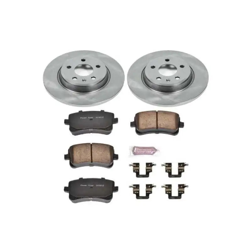 PowerStop Power Stop 09-16 Audi A4 Rear Autospecialty Brake Kit