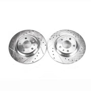 PowerStop EBR1007XPR Power Stop 09-19 Audi A4 Rear Evolution Drilled & Slotted Rotors - Pair