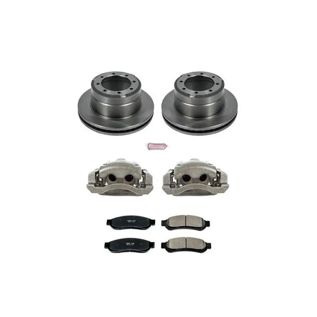 Power Stop 10-12 Ford F-350 Super Duty Autospecialty Kit w/ Calipers - Rear - Truck & Automotive