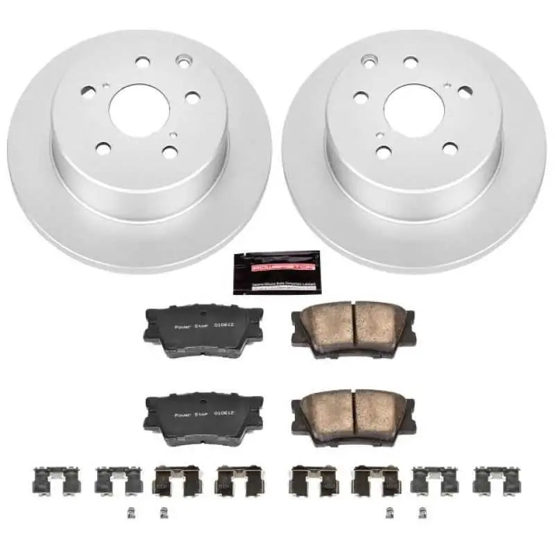 PowerStop Power Stop 10-12 Lexus HS250h Rear Z17 Evolution Geomet Coated Brake Kit