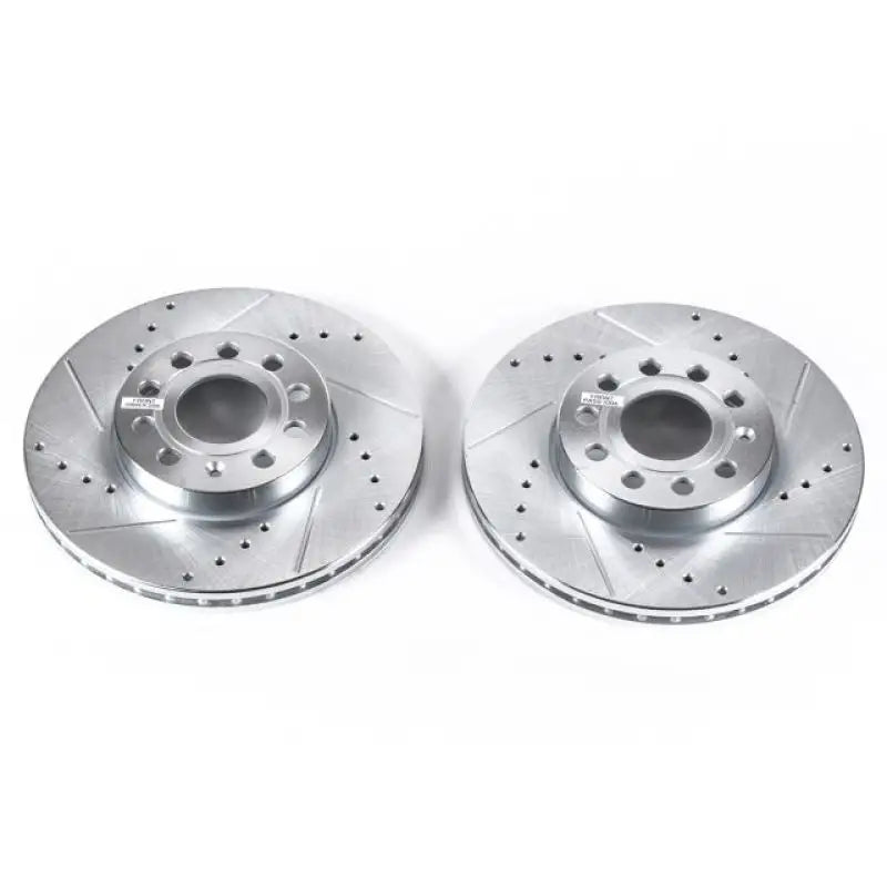 Power Stop 10-13 Audi A3 Front Evolution Drilled & Slotted Rotors - Pair - EBR830XPR