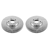 Power Stop 10-17 BMW 535i GT Front Evolution Drilled & Slotted Rotors - Pair - Truck Automotive
