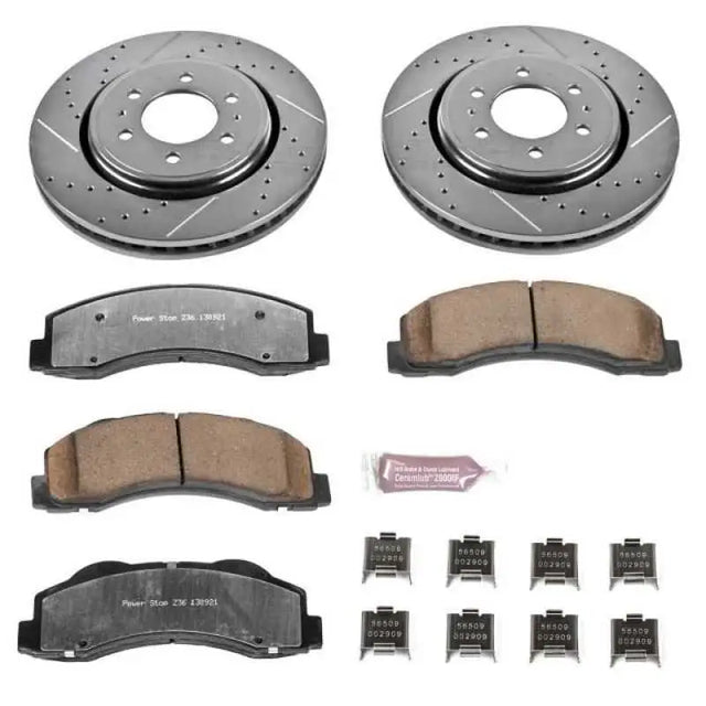 PowerStop Power Stop 10-18 Ford Expedition Front Z36 Truck & Tow Brake Kit