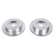 Power Stop 10-19 Lexus GX460 Rear Evolution Drilled & Slotted Rotors - Pair - JBR1396XPR