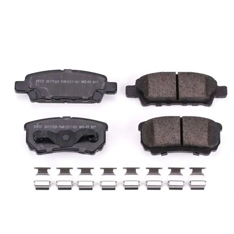 Power Stop 11-14 Chrysler 200 Rear Z17 Evolution Ceramic Brake Pads w/Hardware - Truck & Automotive