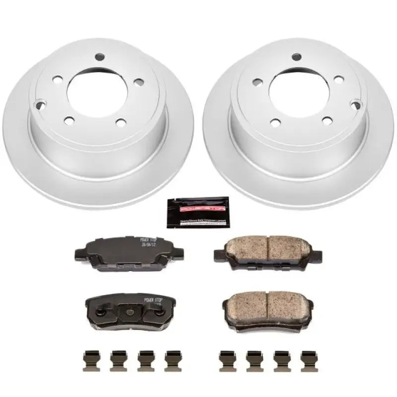 Power Stop 11-14 Chrysler 200 Rear Z17 Evolution Geomet Coated Brake Kit - Truck & Automotive