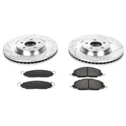 PowerStop K5944 Power Stop 11-14 Ford Mustang Front Z23 Evolution Sport Brake Kit