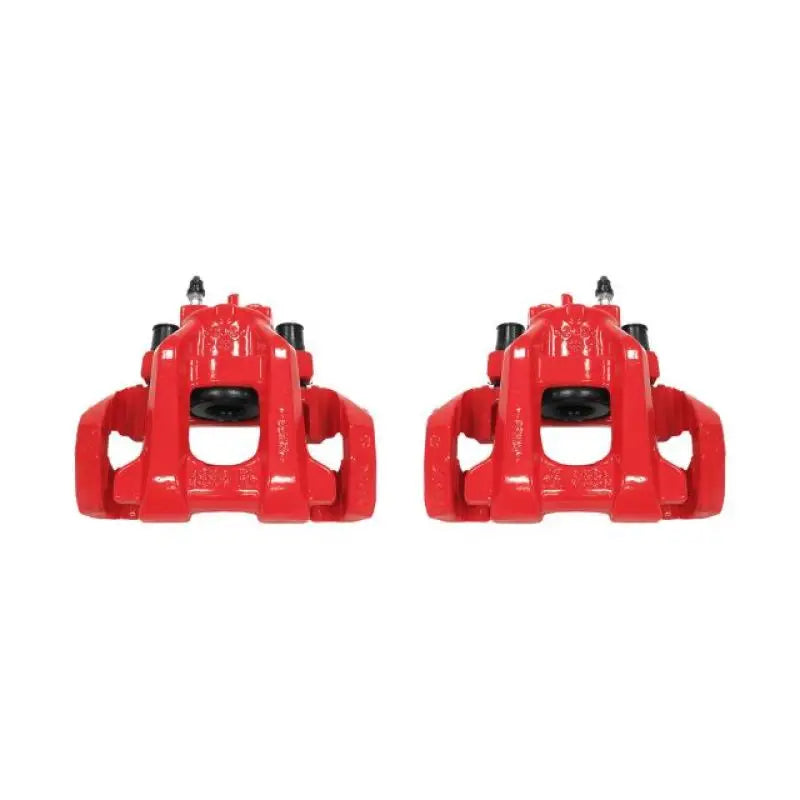 Power Stop 11-17 Dodge Durango Rear Red Calipers w/Brackets - Pair - Truck & Automotive