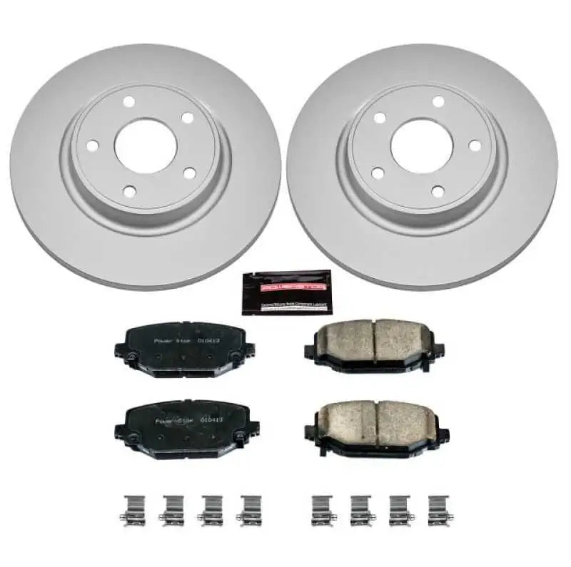 PowerStop Power Stop 12-16 Chrysler Town & Country Rear Z17 Evolution Geomet Coated Brake Kit