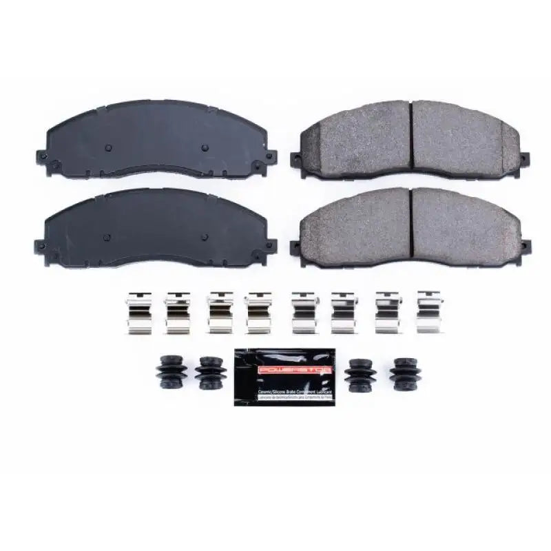 Power Stop 12-19 Ford F-250 Super Duty Front Z23 Evolution Sport Brake Pads w/Hardware - Truck & Automotive
