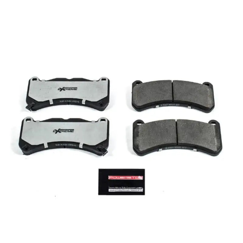 Power Stop 13-14 Ford Mustang Front Z26 Extreme Street Brake Pads w/Hardware - Truck & Automotive
