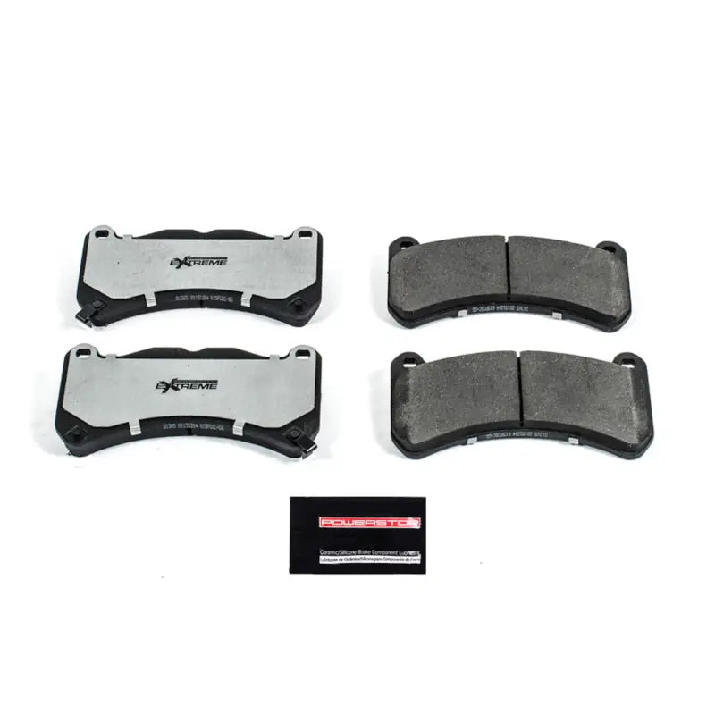 PowerStop Z26-1365 Power Stop 13-14 Ford Mustang Front Z26 Extreme Street Brake Pads w/Hardware