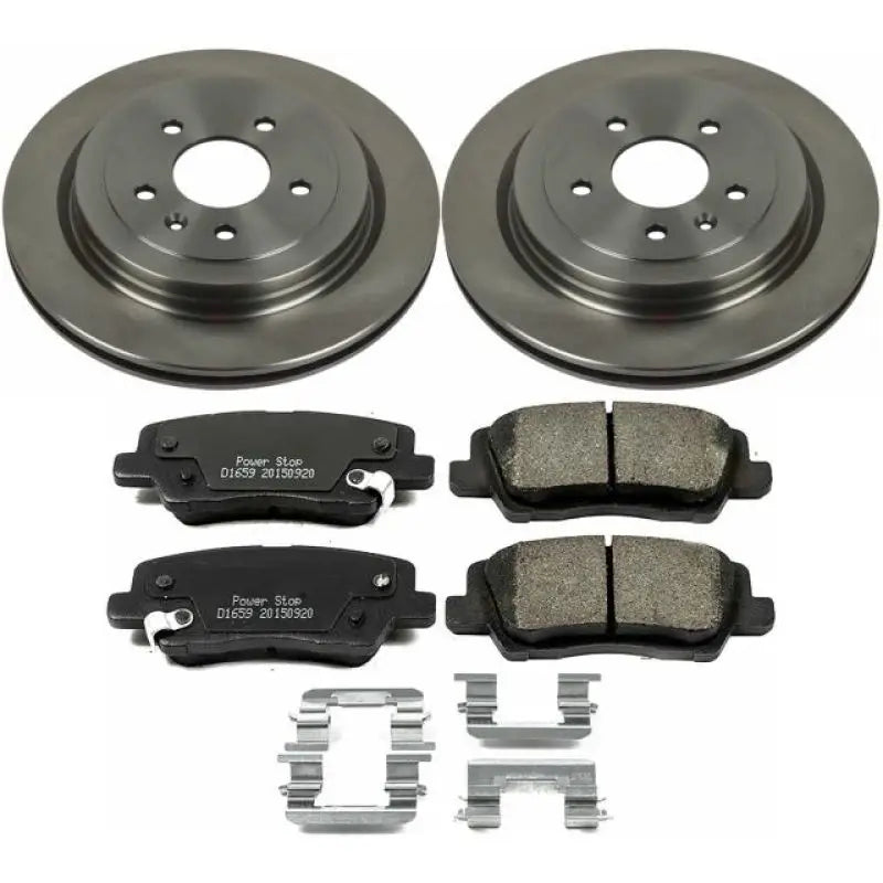 Power Stop 13-15 Cadillac ATS Rear Autospecialty Brake Kit - KOE6385