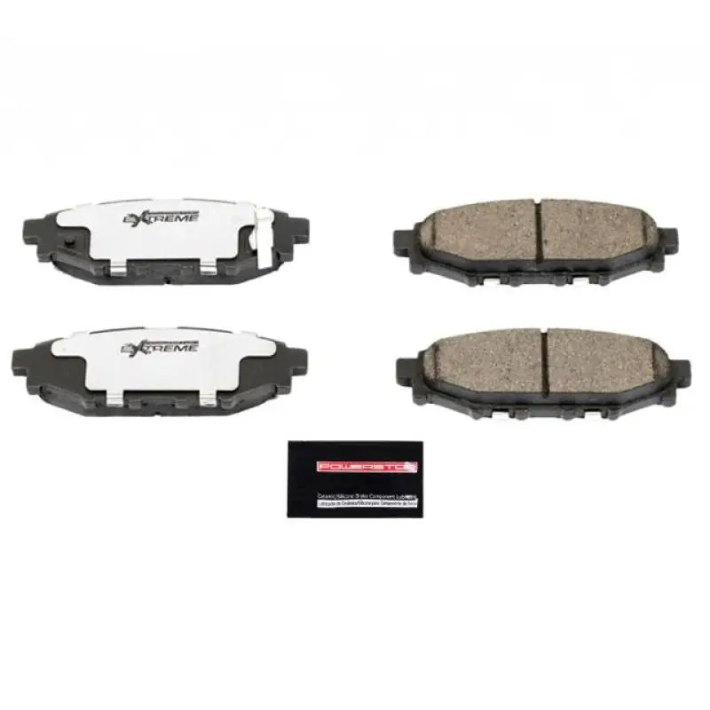PowerStop Z26-1114 Power Stop 13-16 Subaru BRZ Rear Z26 Extreme Street Brake Pads w/Hardware