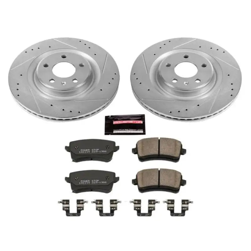 Power Stop 13-17 Audi Q5 Rear Z23 Evolution Sport Brake Kit - Truck & Automotive