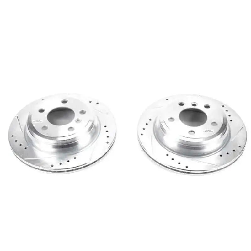 PowerStop Power Stop 13-18 BMW 320i xDrive Rear Evolution Drilled & Slotted Rotors - Pair