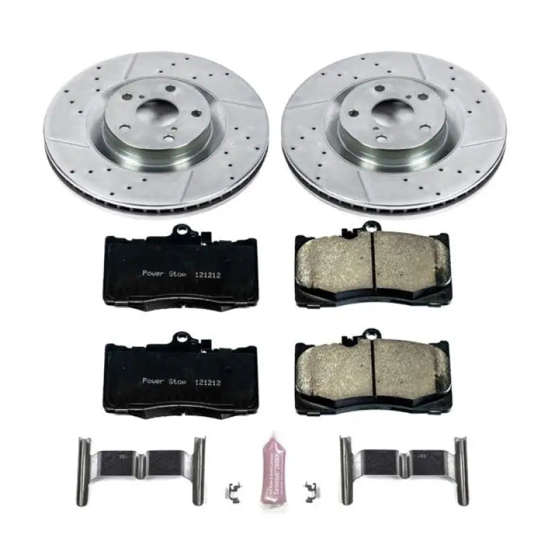 PowerStop K6355 Power Stop 13-19 Lexus GS350 Front Z23 Evolution Sport Brake Kit