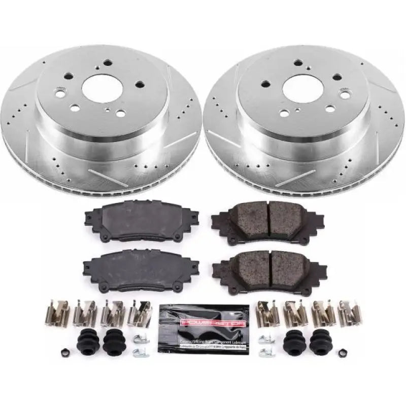 Power Stop 13-19 Lexus GS350 Rear Z23 Evolution Sport Brake Kit - Truck & Automotive