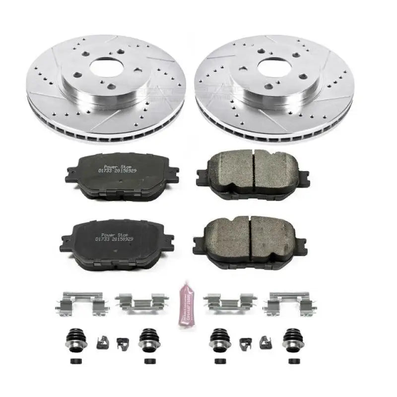 Power Stop 14-15 Lexus IS250 Front Z23 Evolution Sport Brake Kit - Truck & Automotive