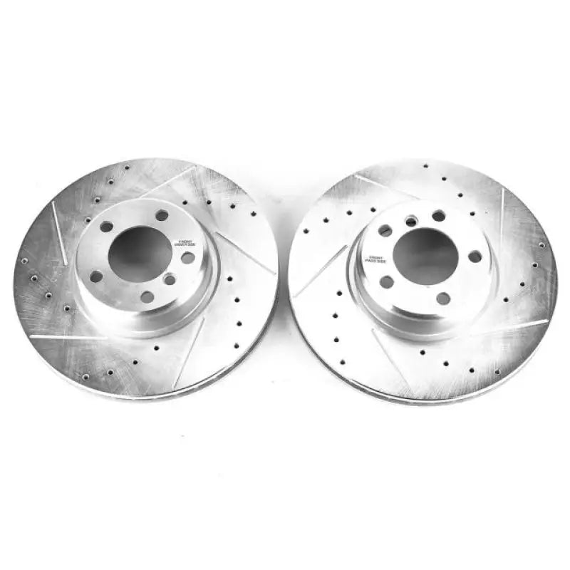 Power Stop 14-16 BMW 228i Front Evolution Drilled & Slotted Rotors - Pair - Truck Automotive