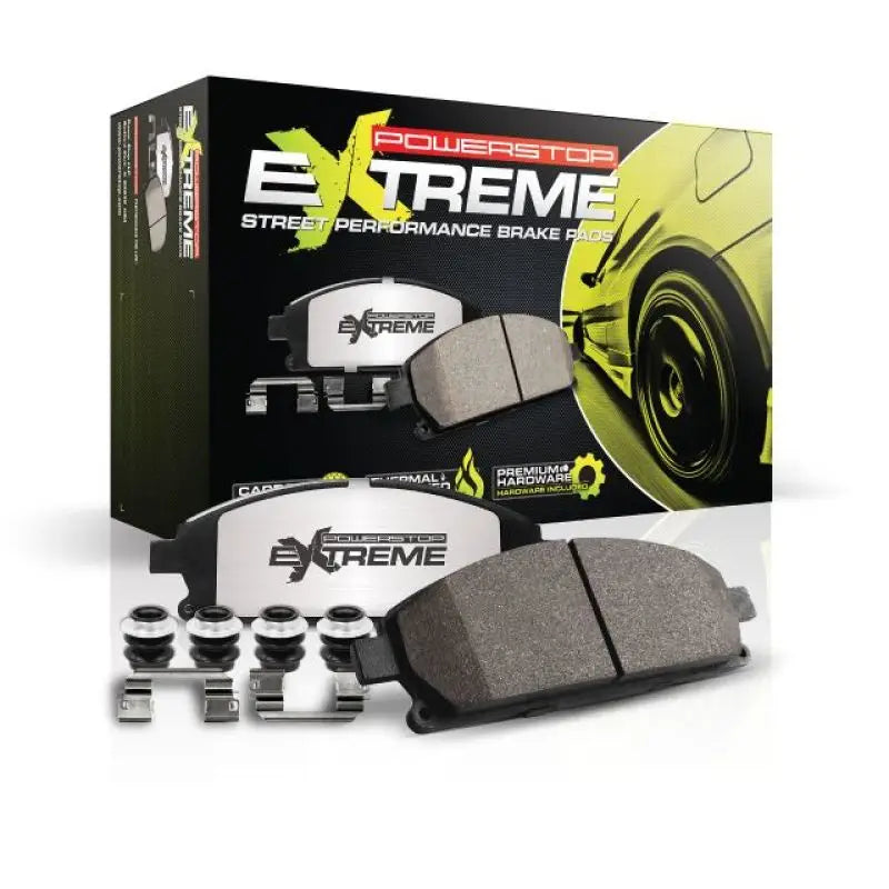 Power Stop 14-16 BMW 228i Front Z26 Extreme Street Brake Pads w/Hardware - Truck & Automotive