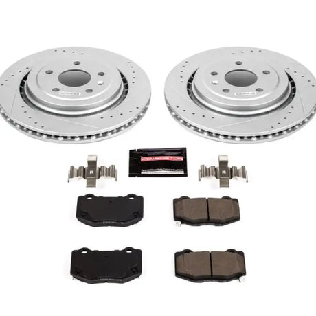 Power Stop 14-19 Chevrolet Corvette Rear Z23 Evolution Sport Brake Kit - K6530
