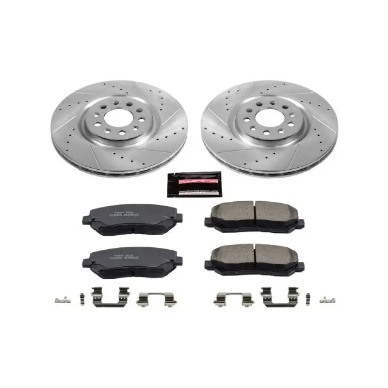 Power Stop 15-17 Chrysler 200 Front Z23 Evolution Sport Brake Kit - Truck & Automotive
