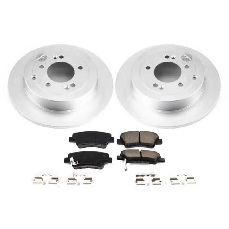 PowerStop Power Stop 16-18 Hyundai Tucson Rear Z17 Evolution Geomet Coated Brake Kit