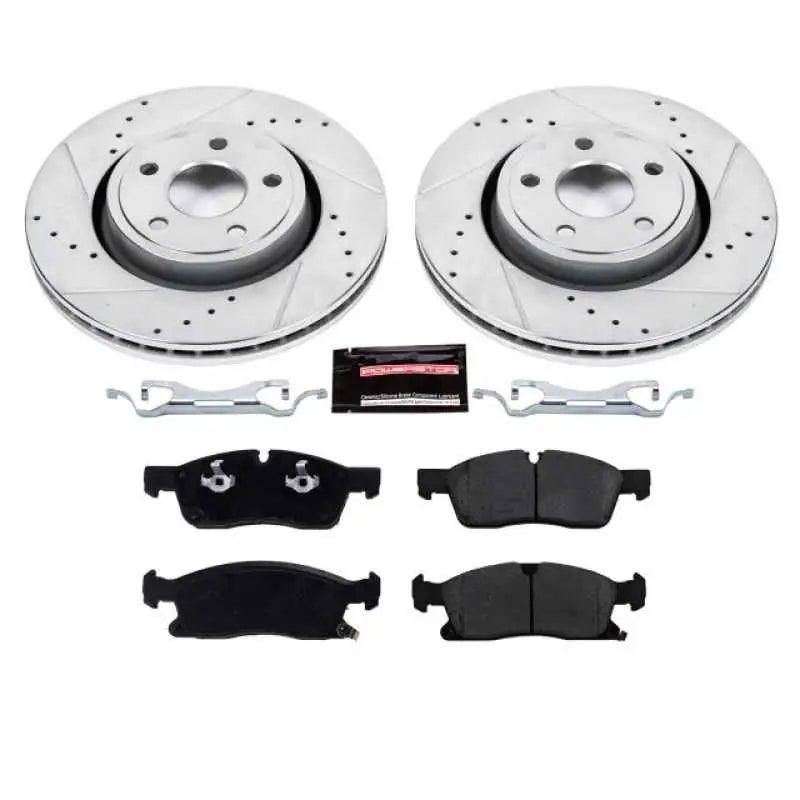 PowerStop Power Stop 16-19 Jeep Grand Cherokee Front Z23 Evolution Sport Brake Kit