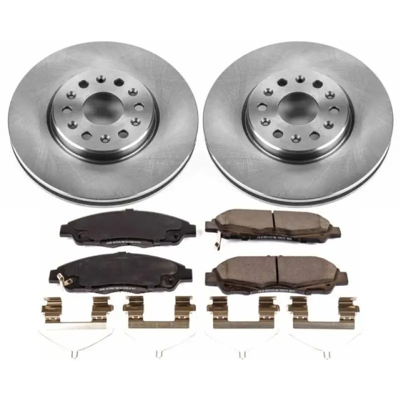 PowerStop KOE7409 Power Stop 17-18 GMC Acadia Front Autospecialty Brake Kit