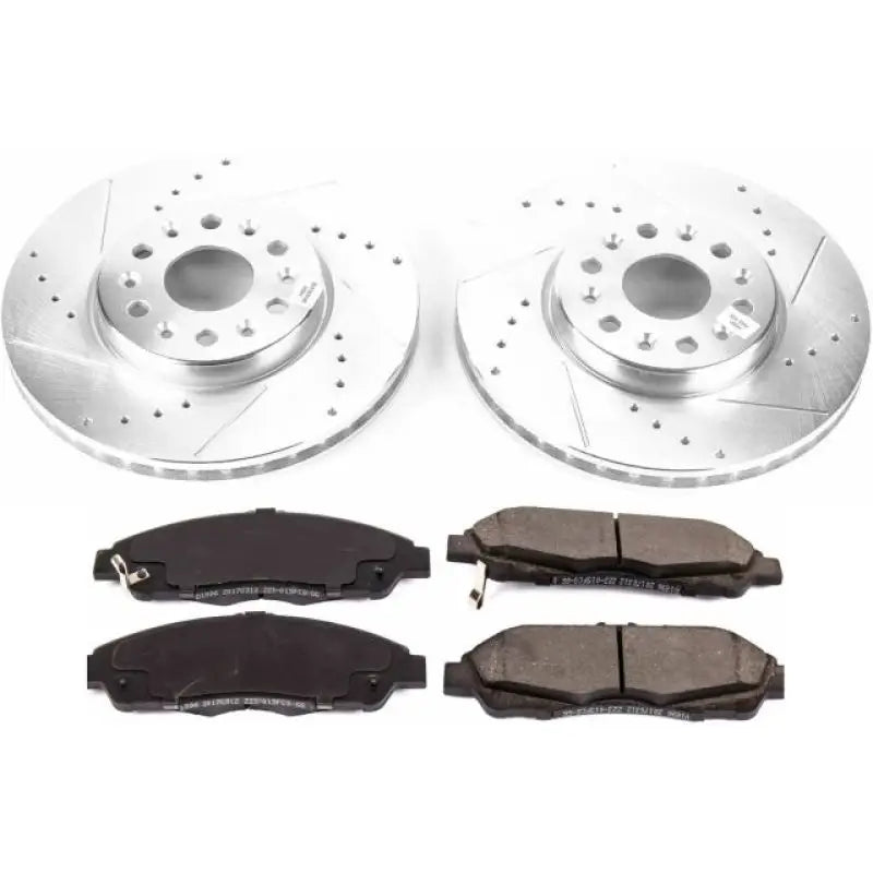 Power Stop 17-18 GMC Acadia Front Z23 Evolution Sport Brake Kit - K7409
