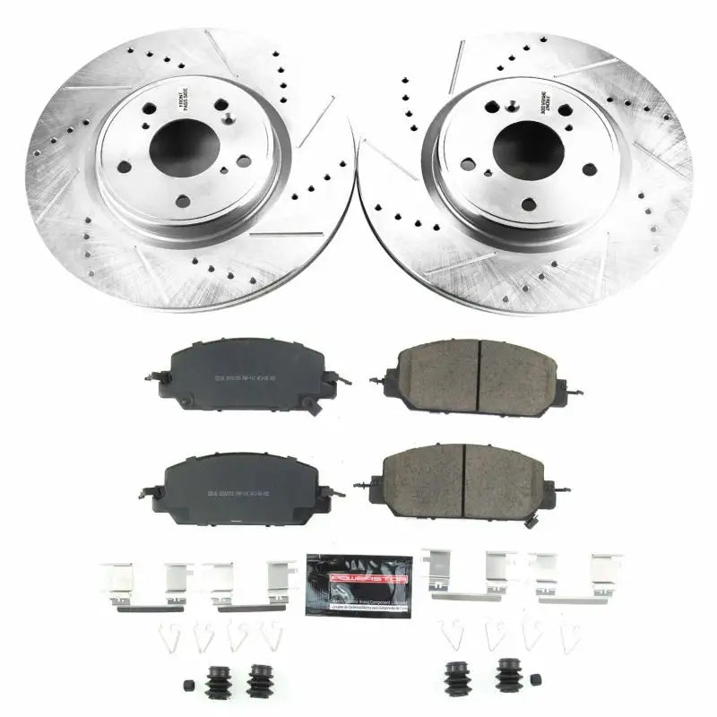 Power Stop 17-18 Honda CR-V Front Z23 Evolution Sport Brake Kit - K7872