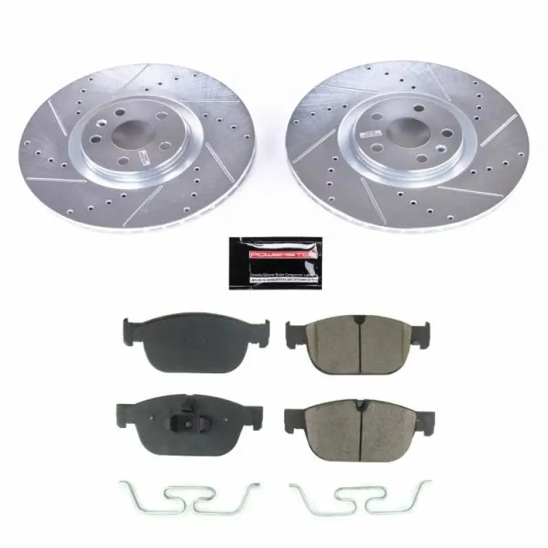 Power Stop 17-18 Volvo S90 Front Z23 Evolution Sport Brake Kit - Truck & Automotive