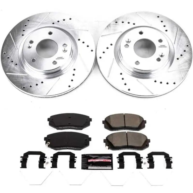 PowerStop Power Stop 18-19 Hyundai Kona Front Z23 Evolution Sport Brake Kit