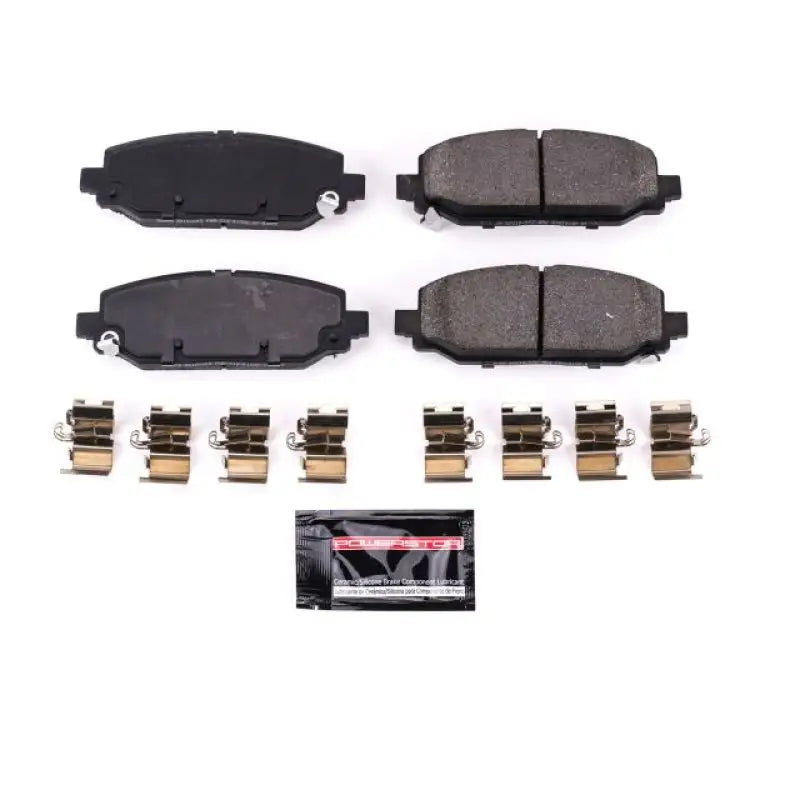 Power Stop 18-19 Jeep Wrangler Rear Z23 Evolution Sport Brake Pads w/Hardware - Truck & Automotive