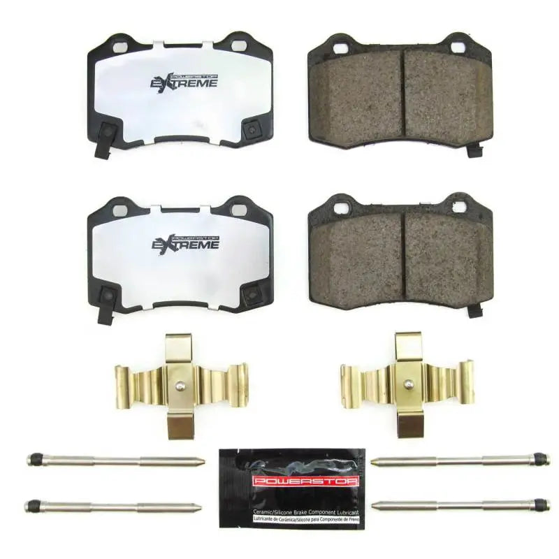 PowerStop Z26-1053B Power Stop 18-21 Jeep Grand Cherokee Rear Z26 Extreme Street Brake Pads w/Hardware