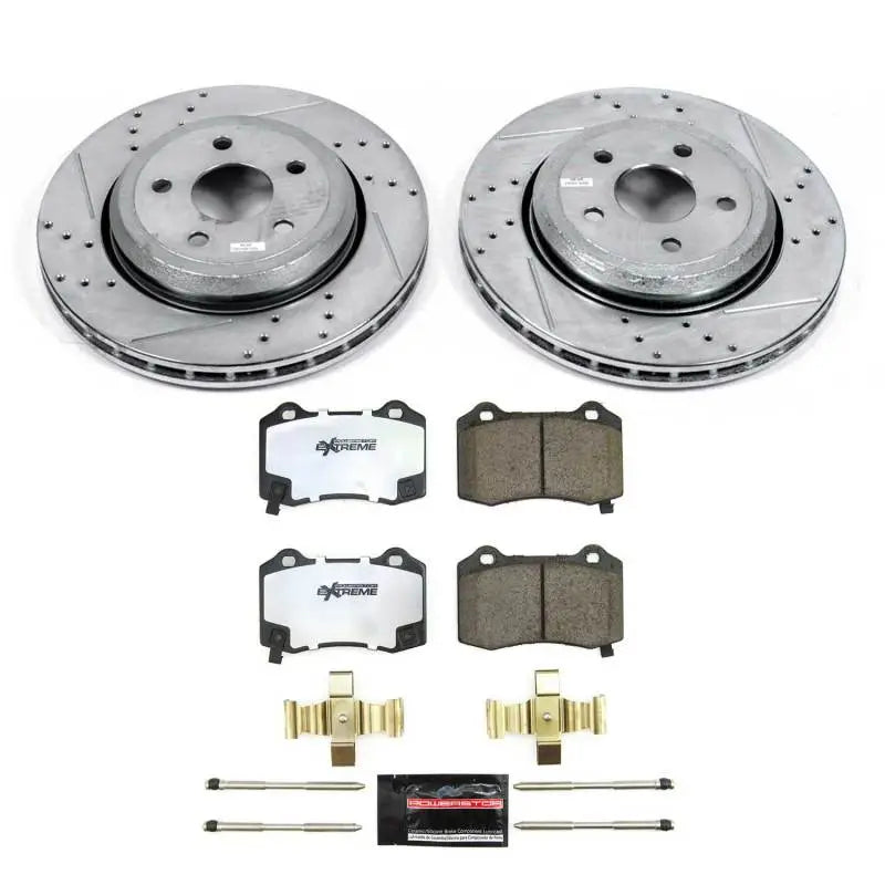 PowerStop K8758-26 Power Stop 18-21 Jeep Grand Cherokee Rear Z26 Street Brake Kit
