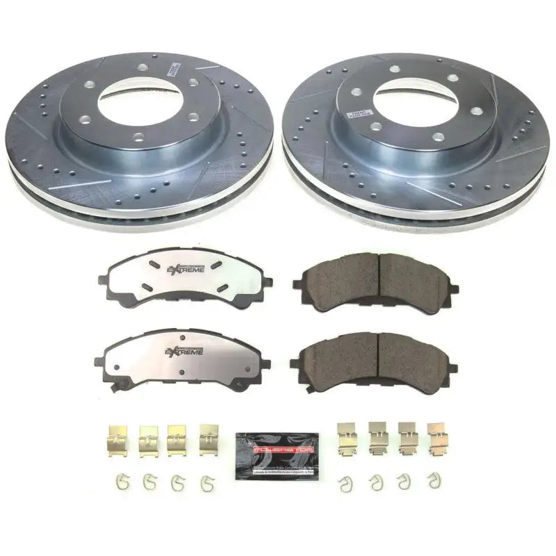 Power Stop 19-22 Ford Ranger Front Z36 Truck & Tow Brake Kit - PowerStop