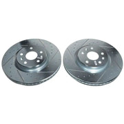 Power Stop 20-21 Chevrolet Corvette Front Evolution Drilled & Slotted Rotor - Pair - Truck Automotive