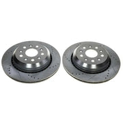 PowerStop AR8396XPR Power Stop 20-21 Jeep Gladiator Rear Evolution Drilled & Slotted Rotor - Pair