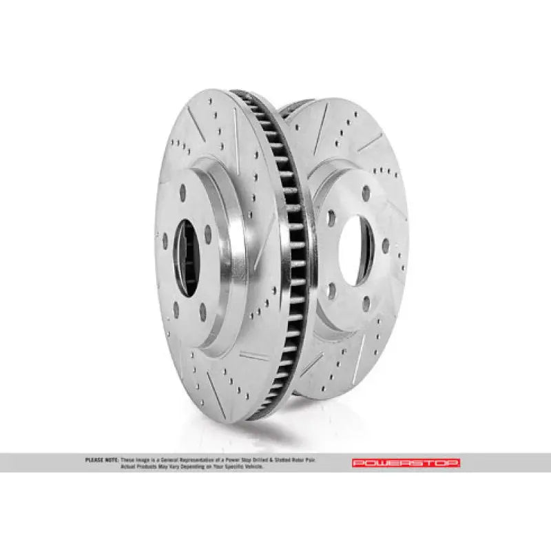PowerStop AR8396XPR Power Stop 20-21 Jeep Gladiator Rear Evolution Drilled & Slotted Rotor - Pair
