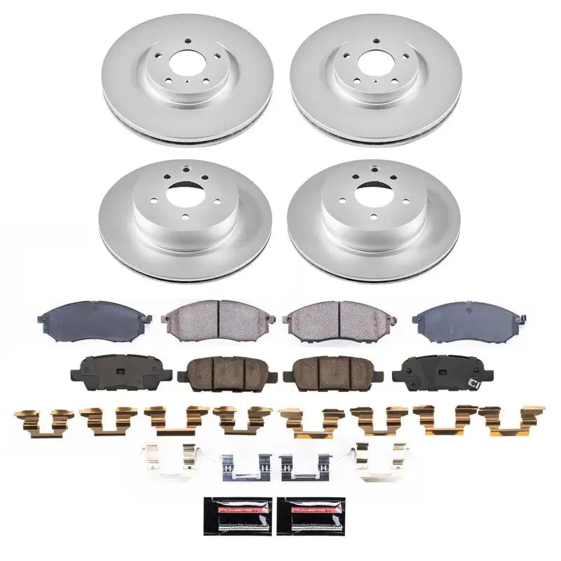 Power Stop 20-22 Cadillac CT4 Front Z17 Coated Brake Kit - PowerStop