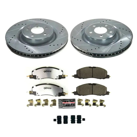 Power Stop 20-22 Lincoln Aviator Front Z36 Truck & Tow Brake Kit - PowerStop