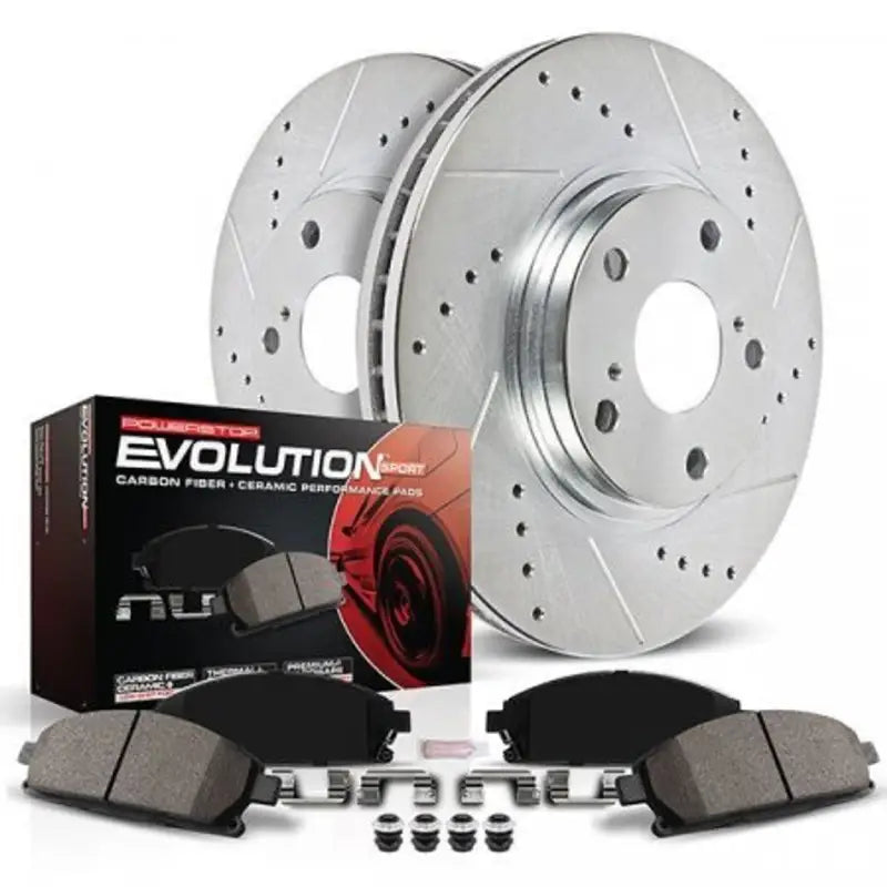 Power Stop 2021 Subaru WRX Rear Z23 Evolution Brake Kit - K9014 - Brakes Rotors & Pads