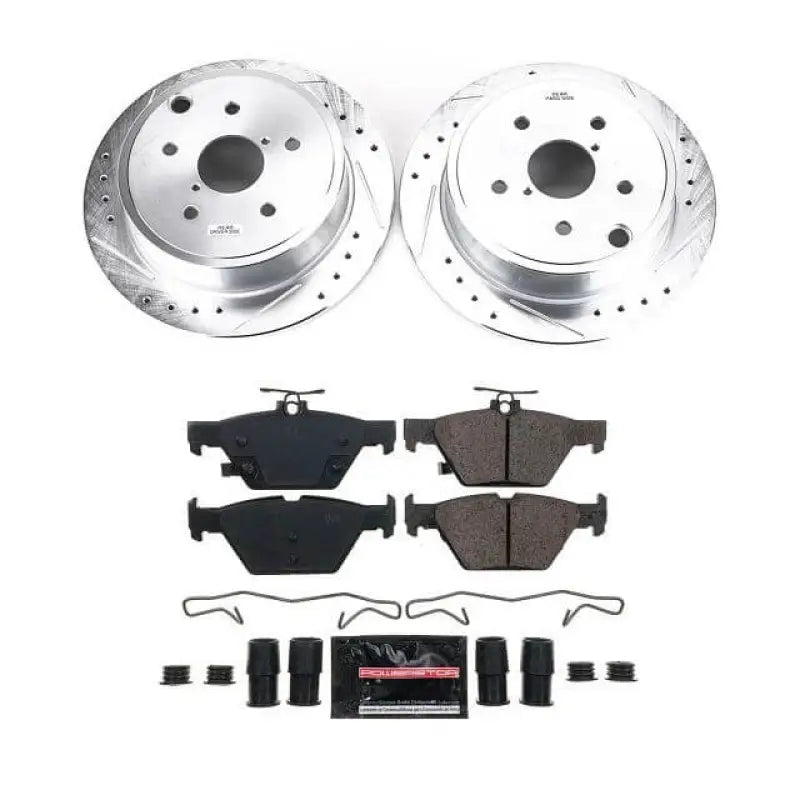 Power Stop 2021 Subaru WRX Rear Z23 Evolution Brake Kit - K9014 - Brakes Rotors & Pads