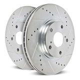 Power Stop 22-24 Ford Maverick Front Drilled & Slotted Rotor (Pair) - PowerStop