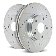 Power Stop 22-24 Ford Maverick Front Drilled & Slotted Rotor (Pair) - PowerStop