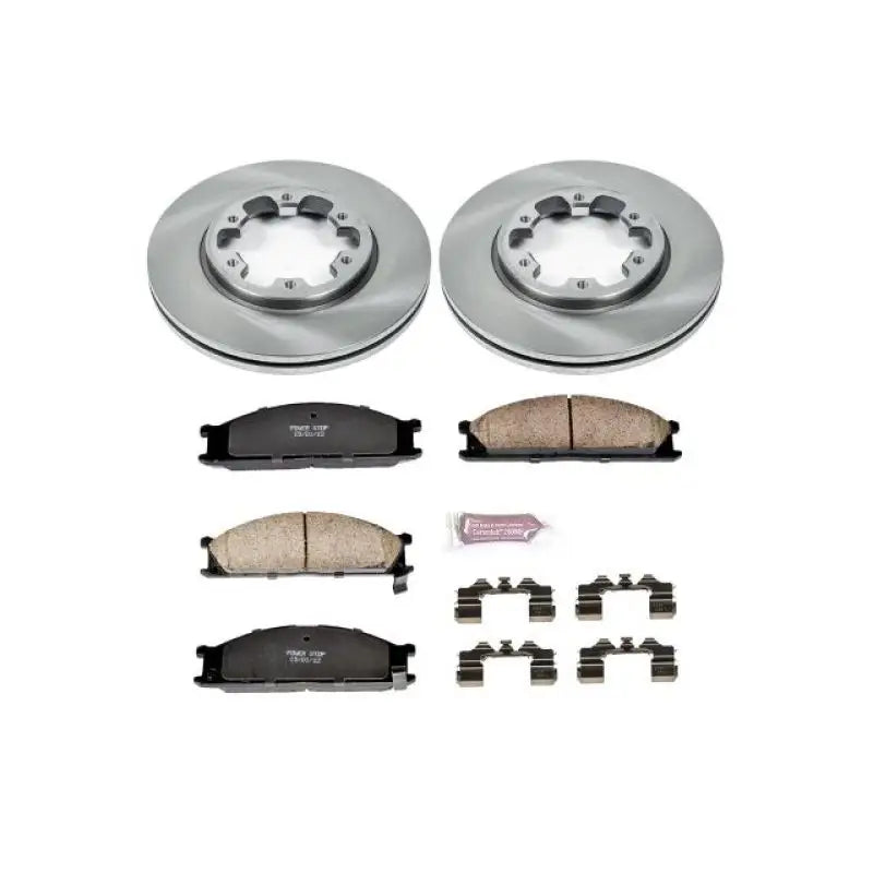 Power Stop 86-94 Nissan D21 Front Autospecialty Brake Kit - Truck & Automotive