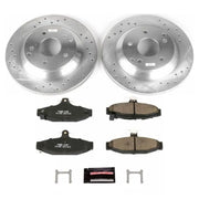 PowerStop K1523 Power Stop 88-96 Chevrolet Corvette Rear Z23 Evolution Sport Brake Kit - K1523
